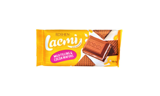 ROSHEN შოკ.ფილა ლაკმი რძნ ვაფლი 90გ/4823077633195 1ც