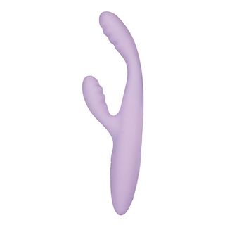 Вибратор-кролик Cici +2 с функцией нагрева [Пастельный-лиловый ] (1.14.34)