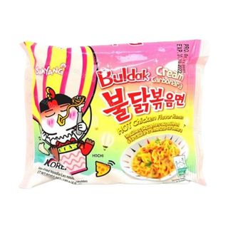 Лапша Хот чикен рамен Buldak Cream Carbonara 140 гр.пачка шк: 8801073114814