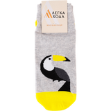 Шкарпетки жіночі Легка Хода 5417 23 срібло меланж