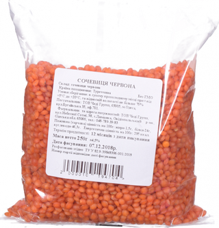 Сочевиця червона 250 г шт.