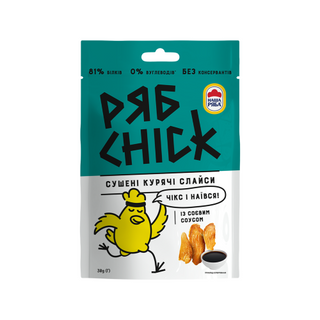 Курячі слайси РябChick 30 г з соєвим соусом