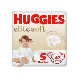 Huggies - საფენი ელიტ სოფტ #5 - 42 ც