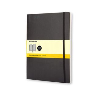 Записник Moleskine Classic Великий / Клітинка Чорний М’який