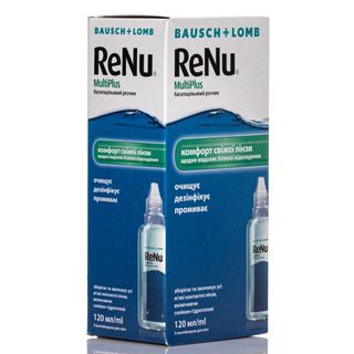 Багатофункціональний розчин ReNu Multiplus 120 ml 