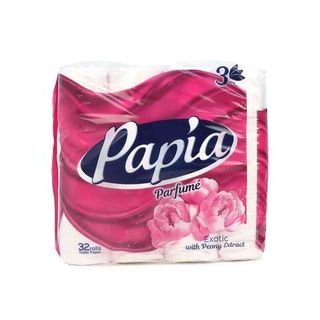 პაპია პარფიუმი საპირფარეშოს ქაღალდი 32 ც/8690536010844