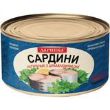 Сардини Даринка натуральні з додаванням олії 240 г