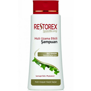 რესტორექსი - შამპუნი თმის ცვენის საწინააღმდეგო ცხიმიანი თმის 500მლ 6460 RESTOREX - SHAMPOO FOR HEALTHY HAIR GROWTH oily hair 500ml