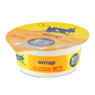 Сир плавлений Пирятин Янтар 45% пастоподібний 90 г
