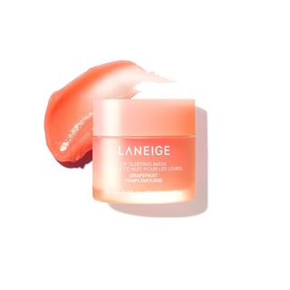 LANEIGE, ტუჩის ნიღაბი, Lip Sleeping Mask: Nourish, Hydrate, Flaky, Dry Lips, 20 G, Grape fruit