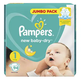 პამპერსი - ბავშვის საფენი ზ-1 /2-5კგ/ მინი  #94 2471 Pampers 2-5kg mini #94