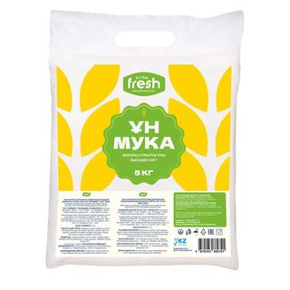 Мука Airba Fresh пшеничная высший сорт 5 кг