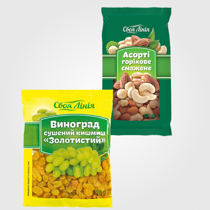 Горіхи, сухофрукти.