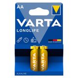 Батарейка VARTA LONGLIFE AA LR6 - блістер 2 шт.