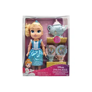 თოჯინა ჩაის აქსესუარებით 30 სმ 1x8 Cinderella Disney Princess Jakks Pacific