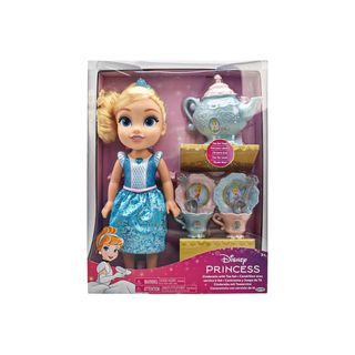თოჯინა ჩაის აქსესუარებით 30 სმ 1x8 Cinderella Disney Princess Jakks Pacific