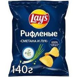 4690388111441 ჩიფსი არაჟნის და ხახვის გემოთი/ლეისი/140გ