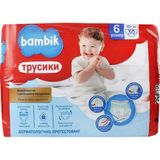 Подгузники-трусики Bambik 6 15+ кг 30 шт