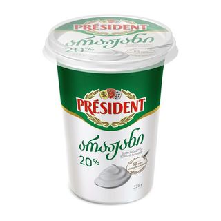 პრეზიდენტი არაჟანი 20% 325 გ.