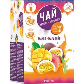 Чай Смакуйте Манго-Маракуйя 50 г