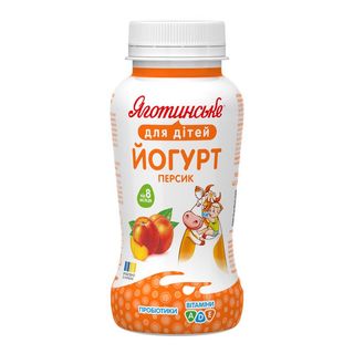 Йогурт Яготинський Персик 1,5% 185 г