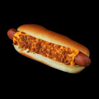 Хот-дог Бруклін Брідж(з цибулею фрі),155/65г