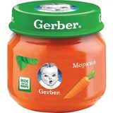 Пюре овочеве Gerber Морква для дітей з 6 місяців 80 г