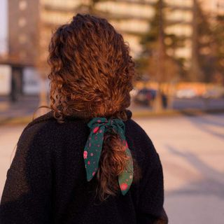 თმის სამაგრი მწვანე