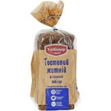 Хліб Хлібодар Тостовий житньо-пшеничний нарізний 500 г