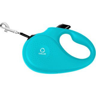 Повідець-рулетка Collar для собак блакитний зі стрічкою S 15кг/5м