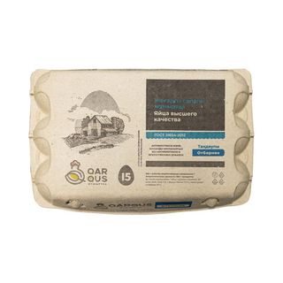 Яйцо Qarqus Куриное Отборное 15 Шт