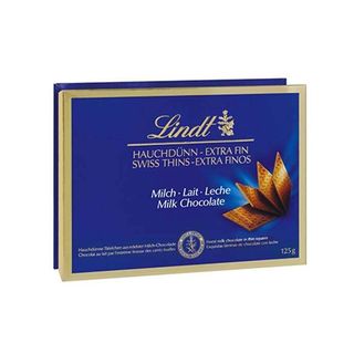 Lindt - რძიანი შოკოლადის თხელი ფირფიტები - 125 გ