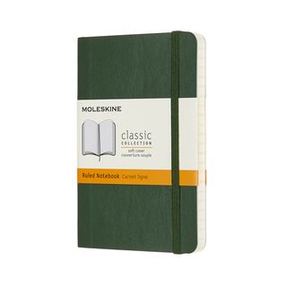 Записник Moleskine Classic Кишеньковий / Лінійка Миртовий Зелений М’який