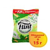 Сухарики 125 г Flint пшенично-житні зі смаком Вершки та зелень