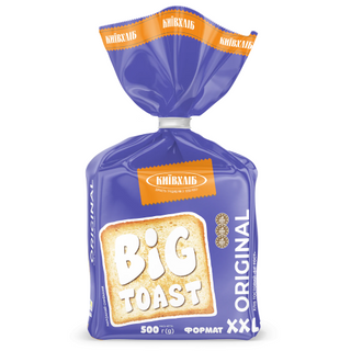 Хліб Київхліб Біг тост Original тостовий нарізний 500г