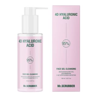 Зволожувальний гель для вмивання 4D Hyaluronic Acid з 4Д гіалуроновою кислотою Mr.SCRUBBER