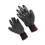 Рукавички садові розпушувачі для саду та городу з пластиковими кігтями