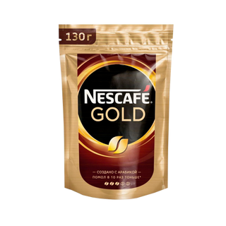 ყავა ხსნადი დაფ გოლდი 130გრ პაკ ნესკაფე
