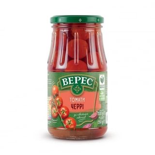 Томати 0,5 кг Верес маринованi черi ск/банка твiст офф