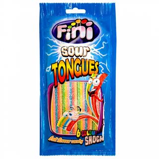 ჟელიბონი /Fini/ "მჟავე 6 ფერიანი ენები" 06160 /12*90გრ