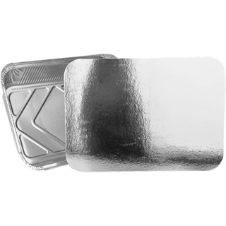 Контейнер Varto з алюмінієвої фольги з кришкою ємністю 0.43 л 5 шт