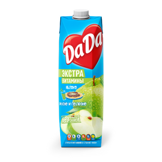 Нектар Da-Da Зеленое яблоко, 0.95 л.