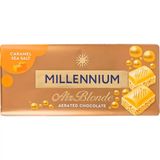 Шоколад Millennium Air Blonde Caramel Sea Salt білий пористий 85 г