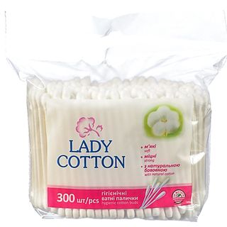 Палички ватні Lady Cotton 300шт п.п
