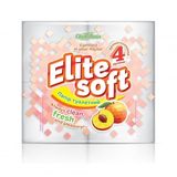 Папір туалетний 4 шт Своя Лінія Elite Soft ароматизований двошаровий з кольоровим тисненням