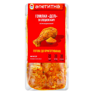 Гомілки Курячі Наша Ряба Делі мариновані охол ваг ~1кг