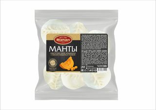 Манты с говядиной и тыквой -0,500 гр