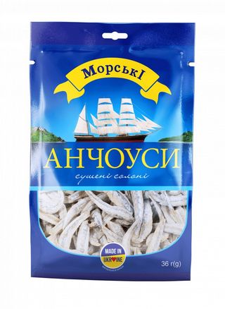 Снек рибний МОРСЬКІ Анчоуси / 36г