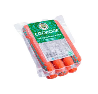 Сосиски Обнинские Мусульманские 400 Гр/вакум Рф4607145772937