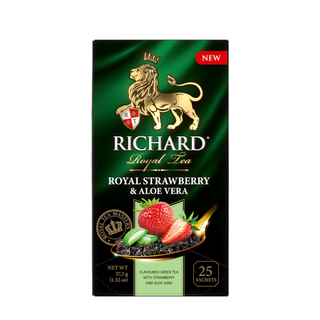 Թեյ կանաչ Ռոյալ, ելակ և հալվե 25x1.5գ